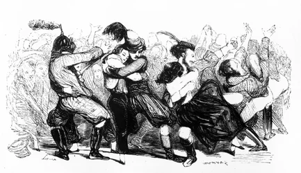 Le Bal Chicard, c.1840